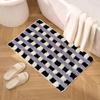 Super Soft Floor Carpet Absorbent Floor Rugs Home Decoration Chessboard Floor Mat  Household