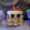 Creepy Skull Planter Succulent Vase Realistic Looking Multi-Face Design Horror Skeleton Planter