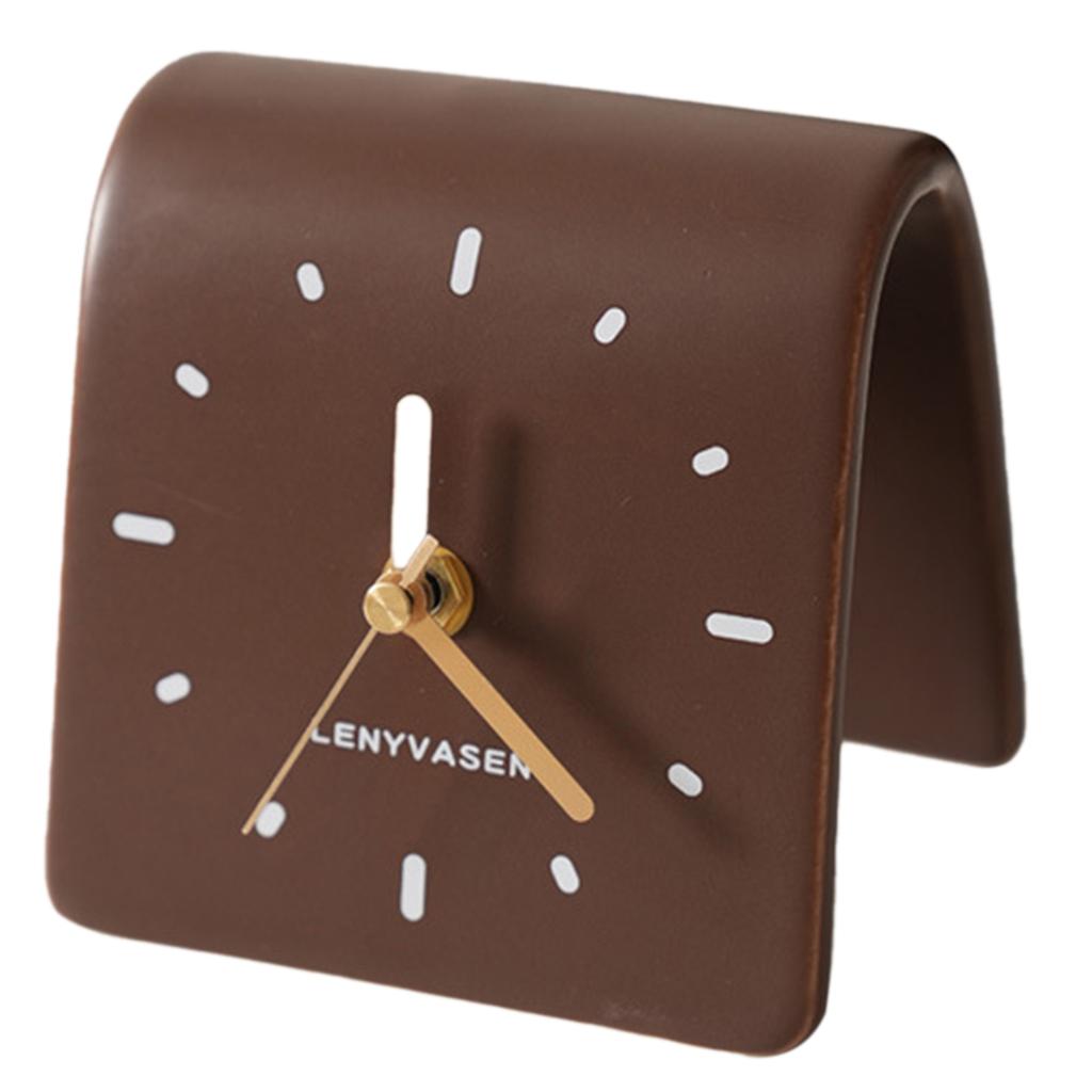 Desk Ceramic Clocks Cute Minimalist Study Room Clock For Sturdy Room