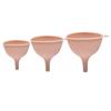 Silicone Oil Funnel Three-piece Multifunctional Funnel Set Filter Oil Pot Kitchen Household Pour Oil Filter Funnel