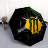 Monster Energy pattern, automatic folding umbrella, portable and foldable design, 8 ribs, a Christmas or birthday gift.