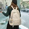 Niedlicher Rucksack mit Bärenaufdruck für Damen und Mädchen, Modischer Tagesrucksack für Schule und Reisen mit mehreren Taschen