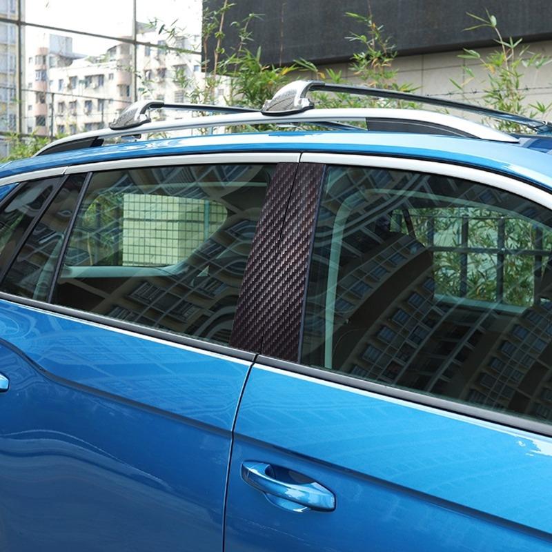 Car Pillar Cool Stickers Personality Creative B-pillar Protective Film Car Logo Decorative Stickers Universal Pillar Sticker