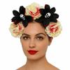 Halloween Decor Halloween Hair Hoop Simulation Flower Gothic Flower Hairband  Party