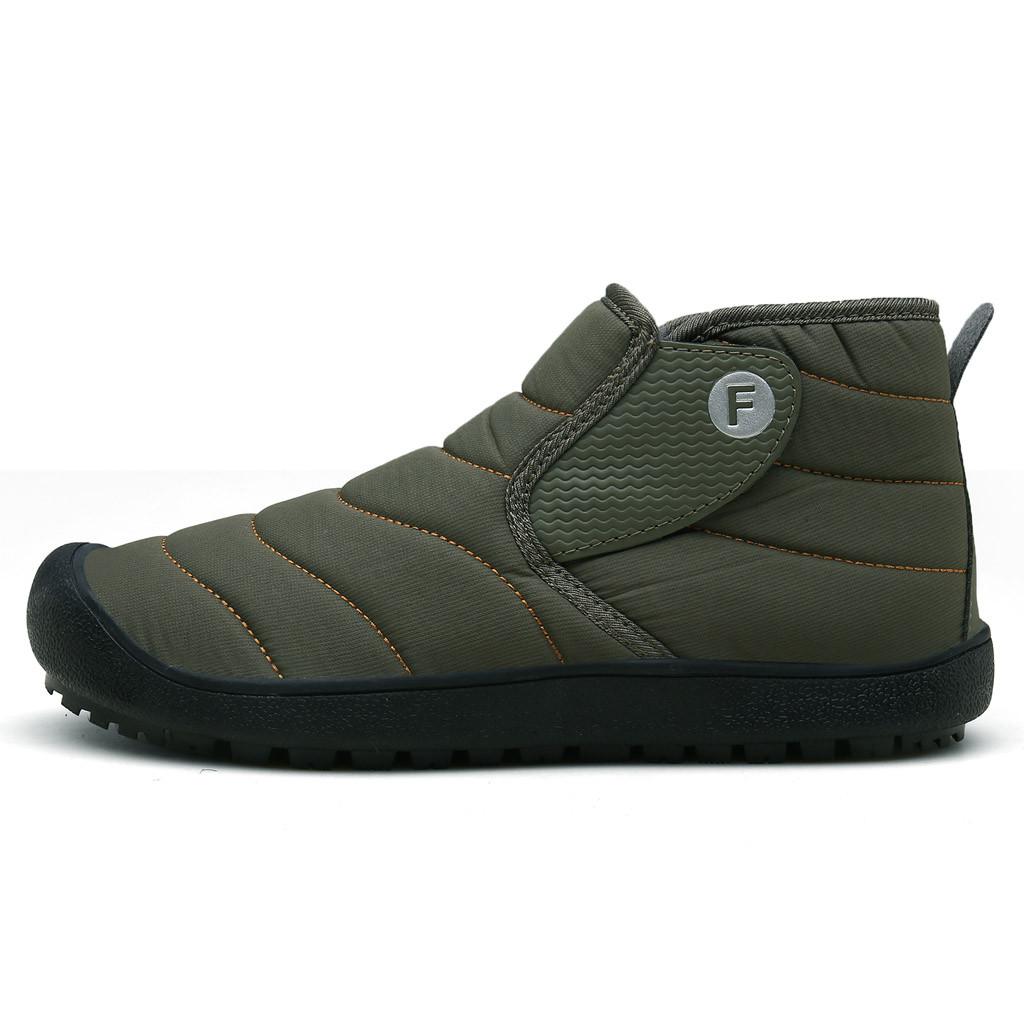 Fashion Men's Plus Velvet Warm Outdoor Sports Shoes Waterproof Snow Cotton Boots