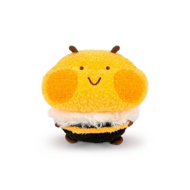 

Night Good Bee Plush Toy Cute Cartoon Smile Bedside Doll Children Gift Holiday Smile,14cm