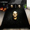 Dream NS Skeleton Bedding Set Linens Duvet Cover Quilt Comforter Pillow Case 3D Red King Halloween Bedroom Decoration