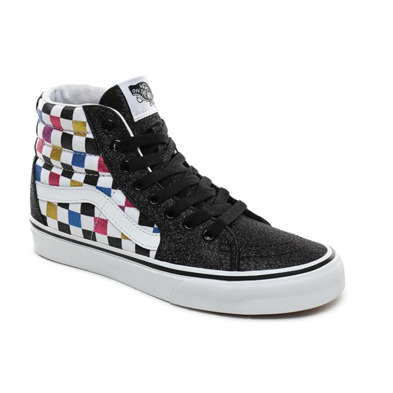 Vans SK8-HI 'Glitter Checkerboard' Vans VN0A4BV6V3P