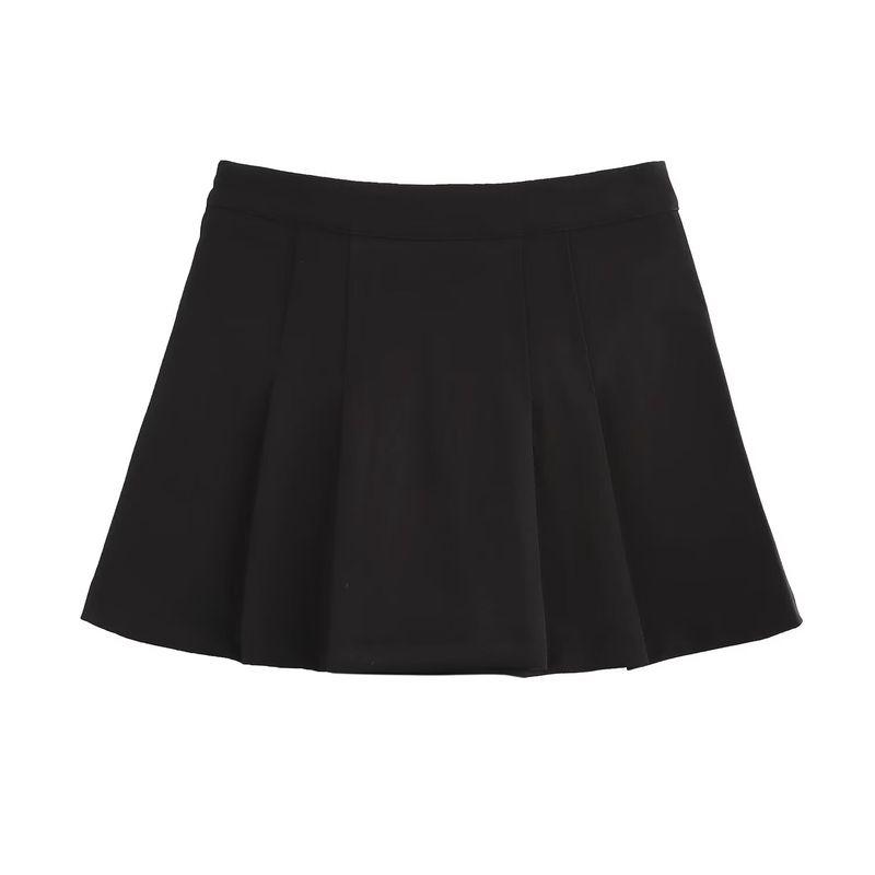 

Kaslead New Arrival Women s Clothing Fashion Style Fashion Pleated Decoration Simple Commute Casual Culottes 1478025 Black L