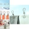 Durable And Rustproof 20x Stainless Steel Clothes Pegs For Strong Laundry Grip And Compact Storage