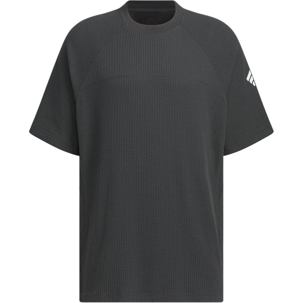 Adidas Future Style Colorblock Loose Fit Crew Neck Short Sleeve Raglan T-Shirt Men Tops Carbon-Black JL9944