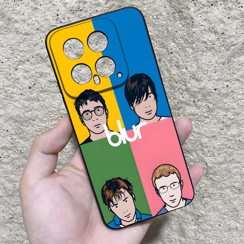 B-Blur Band Rock Roll Band Phone Case For Xiaomi 15 Redmi Note 14 13 12 11 T Lite Ultra Pro ProPlus 12 5G Cover Redmi Note 13Pro5G