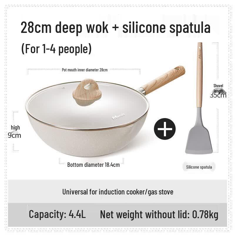 Qiwei MG Maifan Stone Non-Stick Wok