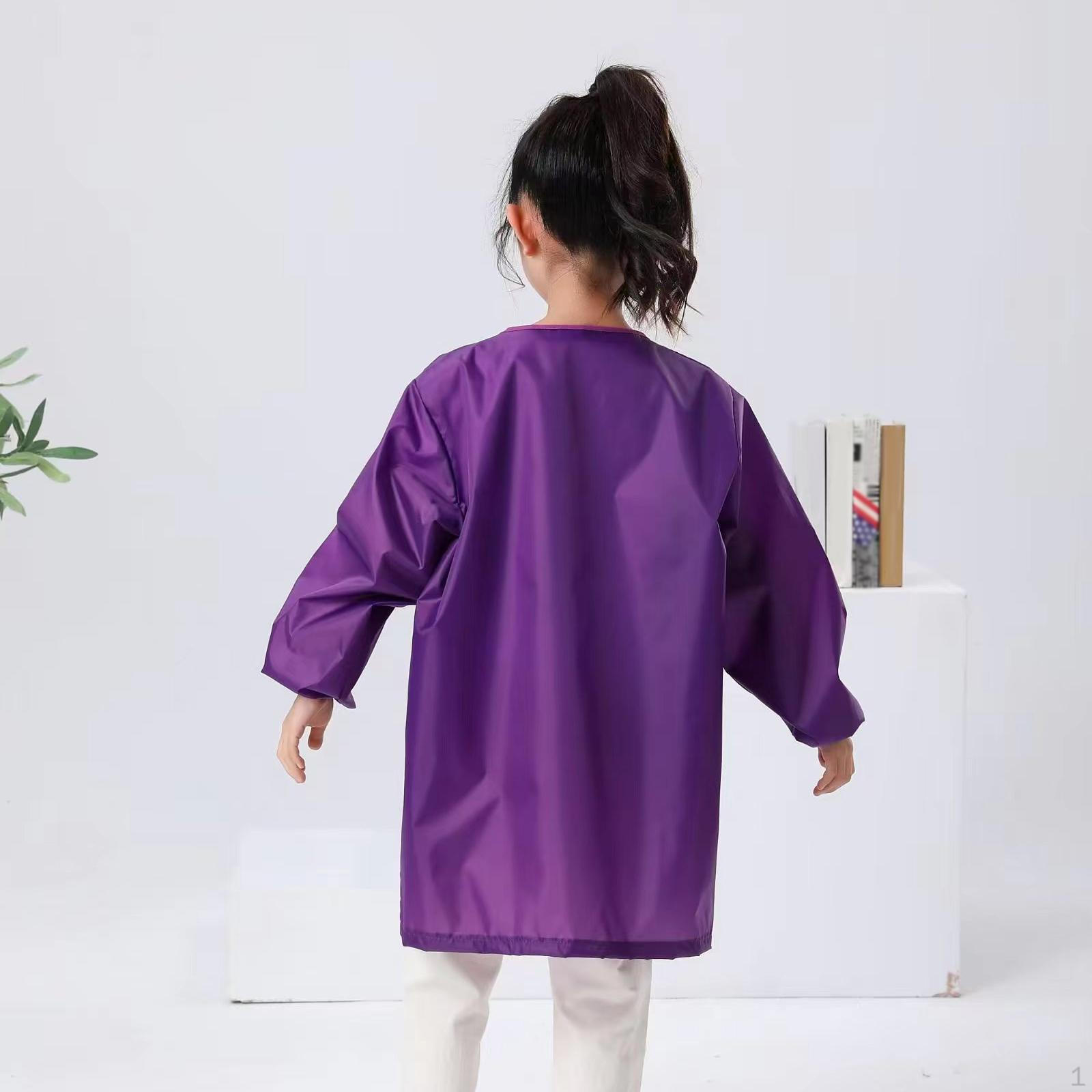 Children Art Smocks Painting Aprons, Water Resistant Waterproof Smock Long Sleeve S