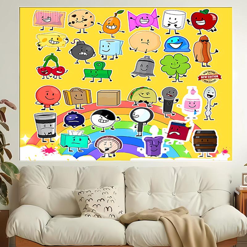 1pc Inanimate Insanity1 Tapestry, Living Room, Bedroom, Office, Party Decor, Ideal Festive Gift