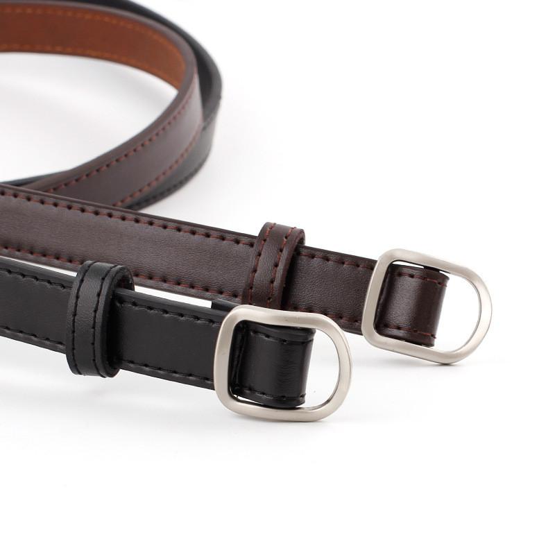 Stylish Korean Version Casual Belt For Students With Decorative Smooth Buckle Feature