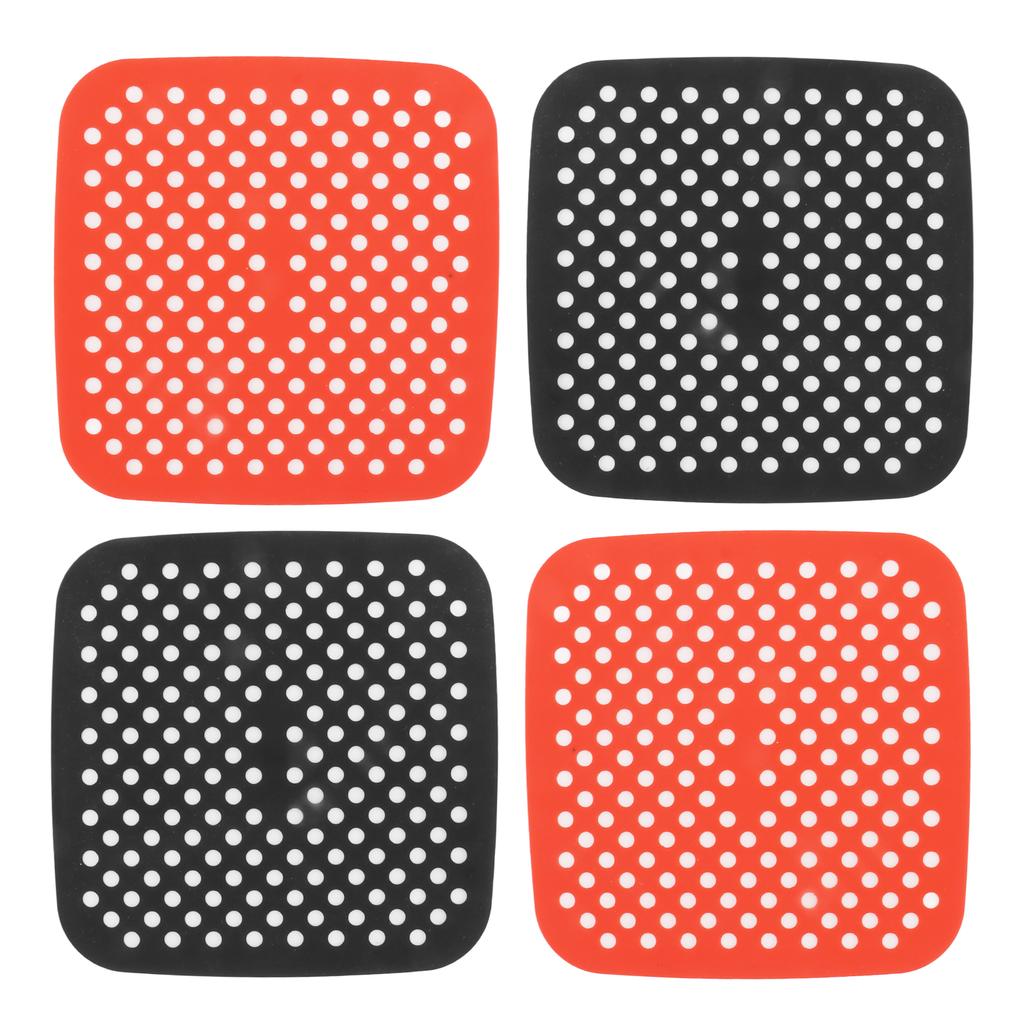 Reusable Air Fryer Mats Stick Proof Dishwasher Safe Oil Resistant Silicone Air Fryer Liner for Oven
