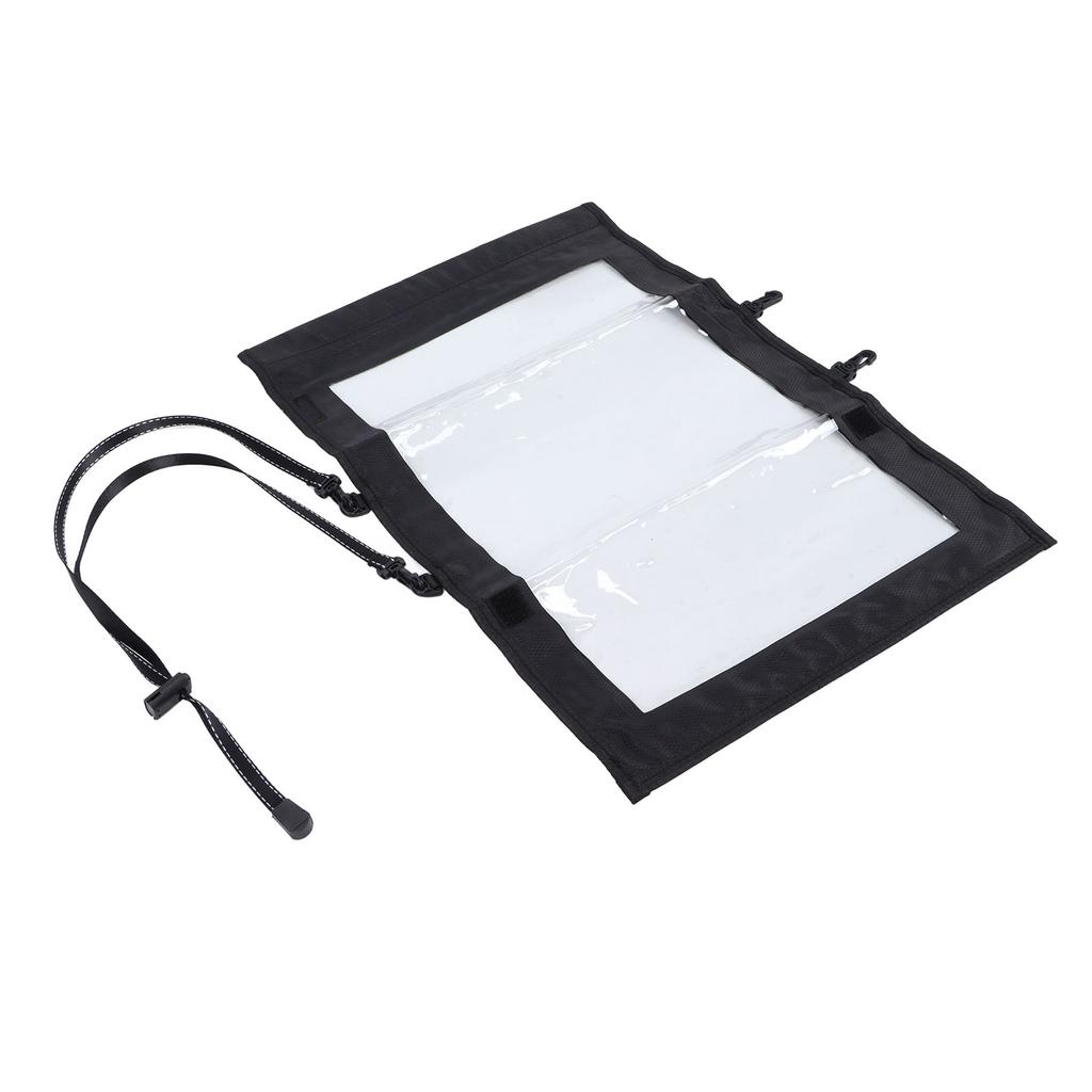 Transparent Map Storage Bag Waterproof Folding Storage Pouch for Outdoor Hiking Camping