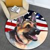 Tapis Rond Animal 1424 - Tapis Décoratif de Bureau Pour Salon Chambre Tapis de Porte Tapis de Sol Tapis pour Zone de Chaise d'Ordinateur
