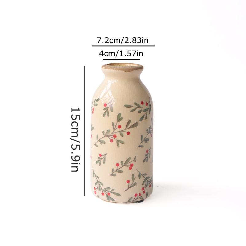 

1PC Flower Pot Window Distressed Small Vase Home Ceramics Vintage Hydroponic Container Garden Multiple Options Available