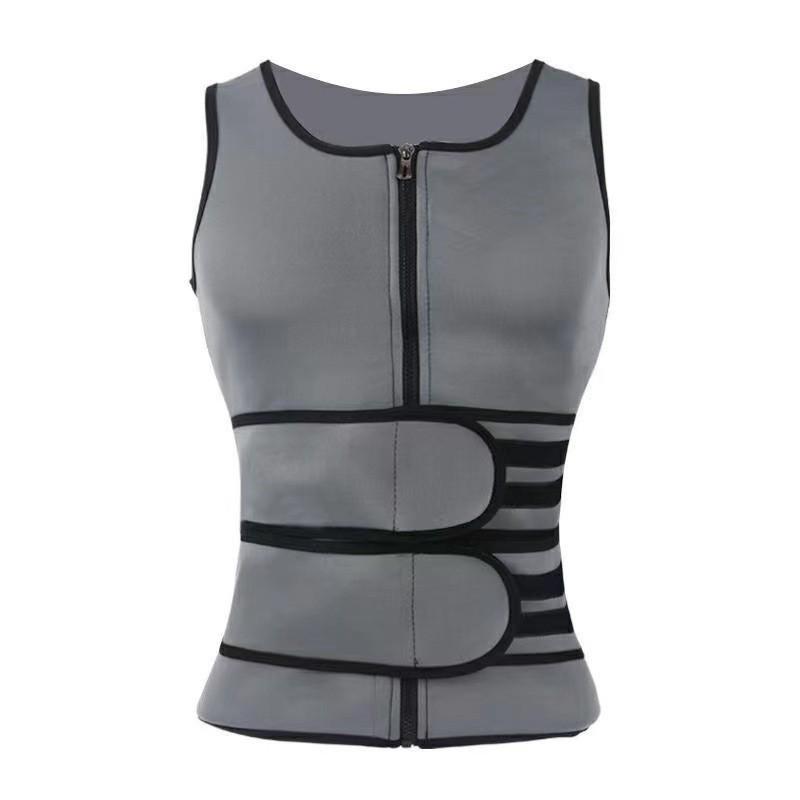 Herren Neopren Übergröße Taillenformer Bauchkontrollweste