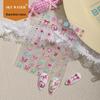 Sky 5D Embossed Butterfly & Rose Nail Art Stickers
