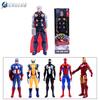 Avengers Alliance Iron Spider-man Black Gold Spider-man 12-inch Poseable Child Toy Doll Figure Handicraft