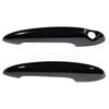 Dla BMW Mini R60 Countryman 4 szt. Osłony Klamek Zewnętrznych Drzwi Listwy Ochronne Błyszczące Czarne 51219800937 51219800938 Akcesoria