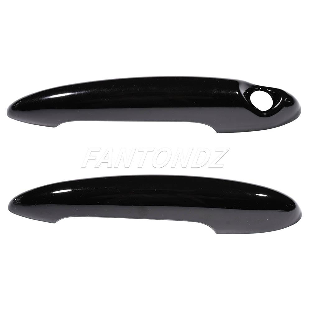 Dla BMW Mini R60 Countryman 4 szt. Osłony Klamek Zewnętrznych Drzwi Listwy Ochronne Błyszczące Czarne 51219800937 51219800938 Akcesoria