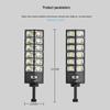 Lâmpada de Parede Solar para Pátio Externo para Cercas, Garagens, Vilas e Ruas.
