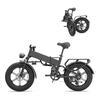 URLIFE T5 20-inch Folding Electric Bike,250W Motor,48V 13Ah Removable Battery,20x4.0 Fat Tires,Full Suspension, Shi-ma-no 7-Speed