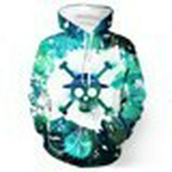 3D Digital Print Hooded Sweatshirt with Long Sleeves XXXXL