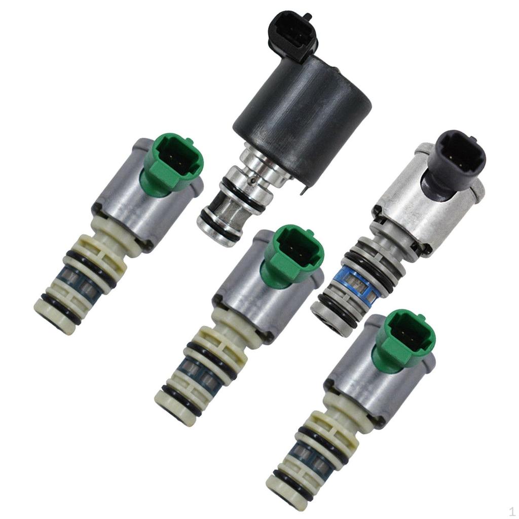 5pcs Transmission Solenoid Valve Kit 5L40E for 1999-2003 Parts Acc 1 Set
