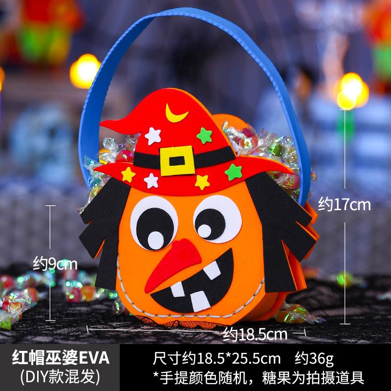 Halloween Party Pumpkin Bucket Orange Pumpkin Basket & Goodies Bag Trick Or Treat Handlebags Pumpkin Baskets Handbags
