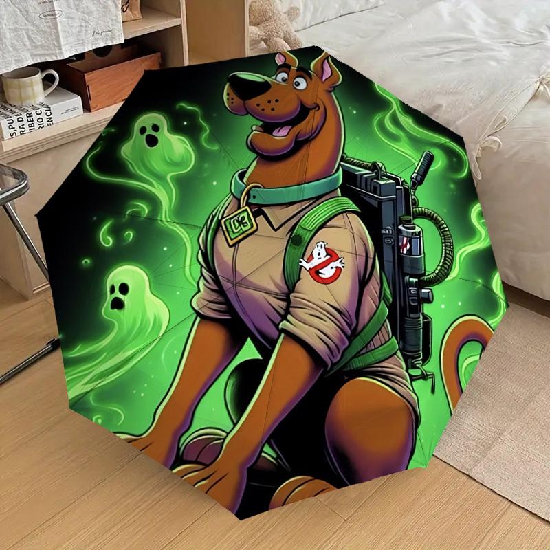 

1pc Scooby-Doo Automatic Open/Close Umbrella, Lightweight Design for Everyone,Durable Canopy yy251014076