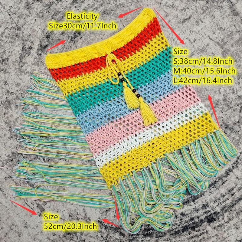 Handmade Crochet Long Dress Bikini Set Swimsuit