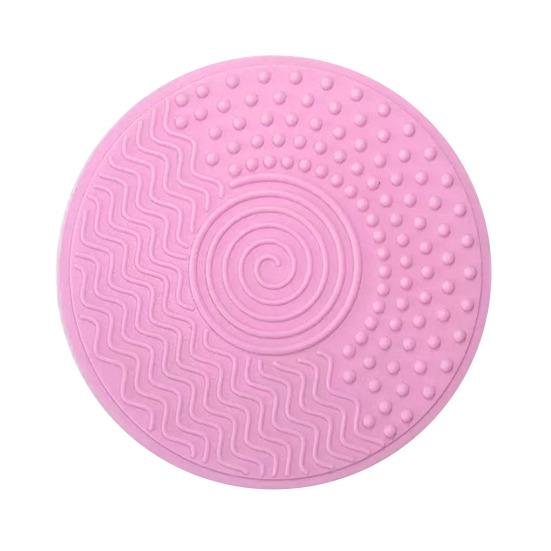 Makeup Brush Cleaner Soap Cleaning Mat Multi-purpose Makeup Sponge Portable Travel with Silicone Cosmetic Scrubber Cleaning