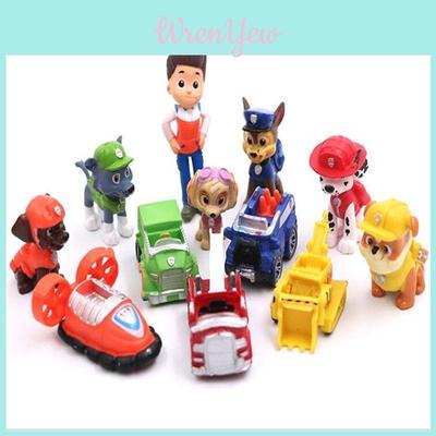 Cachorros de Mascota de Paw Patrol con Detalles Vívidos Regalo Perfecto Para Niños Set de 12 Piezas