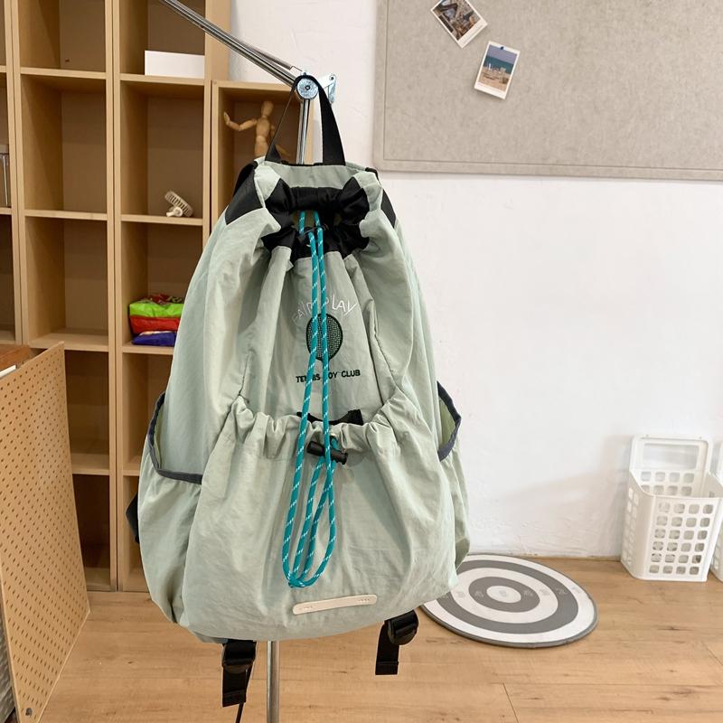 Zaino leggero con coulisse da esterno Zaino da studente ad alta capacità per viaggi
