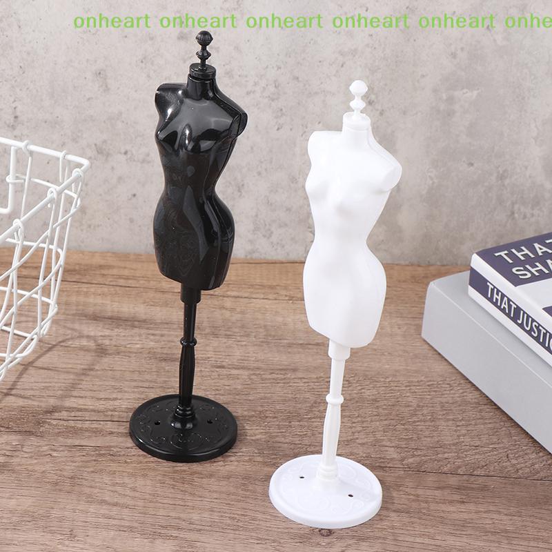[C]1Set 1:6 Dollhouse Miniature Mannequin Coat Hanger Skirt Support Wedding Mannequin Stand Humanoid Model Toy