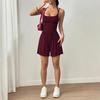 Tuta Estiva 2026 da Donna con Spalline Sottili a Fascia - Pantaloncini Larghi Casual