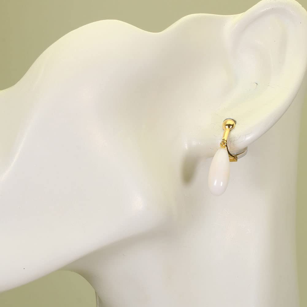 white coral coral earrings drop silver