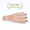 New All Kinds Wooden Track Parts Beech Wooden Railway Train Track Toy Accessories Fit For All Brands Wood Tracks Toys For Kids