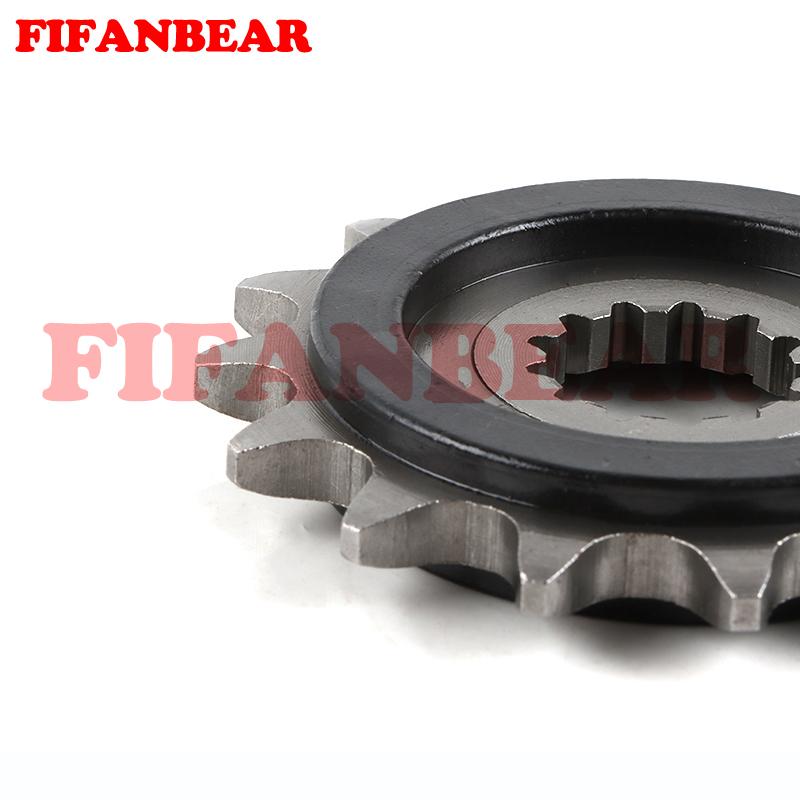 Motorcycles Front Sprocket Chain Wheel Front Fly Wheel Pinion 15T For CFMOTO 450 MT Small Silent Durable Motorcycle Parts