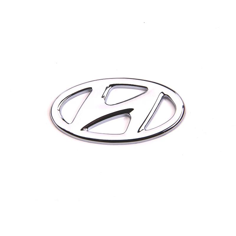 ABS Car Steering Wheel Emblem Sticker Accessories For Hyundai Genesis N-LINE I10 I20 I30 I40 IX20 IX35 Kona Getz Veloster Tucson