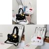 Sac Cabas Peluche Hello Kitty Avec Fermeture Éclair Pour un Usage Quotidien Décontracté