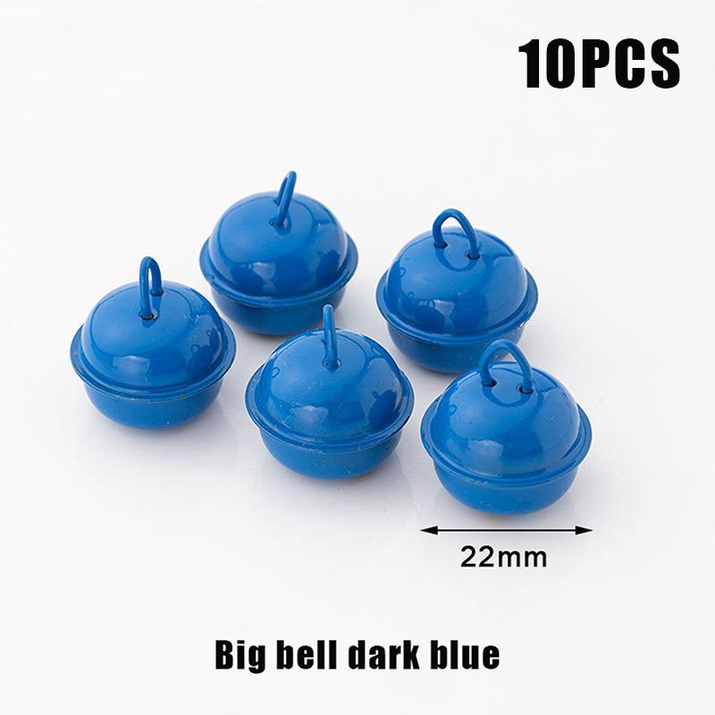 10 szt. 22 mm Kolorowe Malowane Dzwonki Jingle Metalowe Okrągłe Mini Dzwoneczki Ozdoby Dekoracje Wisiorki na Boże Narodzenie Rękodzieło DIY
