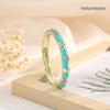 New Chinese Retro Enamel Cloisonné Flower Bracelet - Creative and Versatile