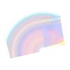 50Pieces Holographic Mailing Envelopes Rainbow Flat Foil Bags With Self Adhesive Seal For Courier And Gift Packaging