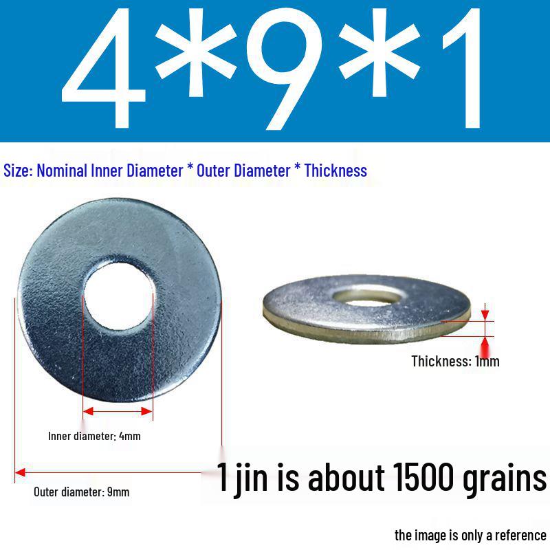 Galvanized Oversized Metal Washers M3-M60